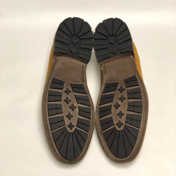 Frye Mens Suede Wingtip Dress Shoes - Picture 16 of 16